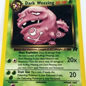 Dark Weezing 14/82 Holo Foil Team Rocket Series Pokemon Card